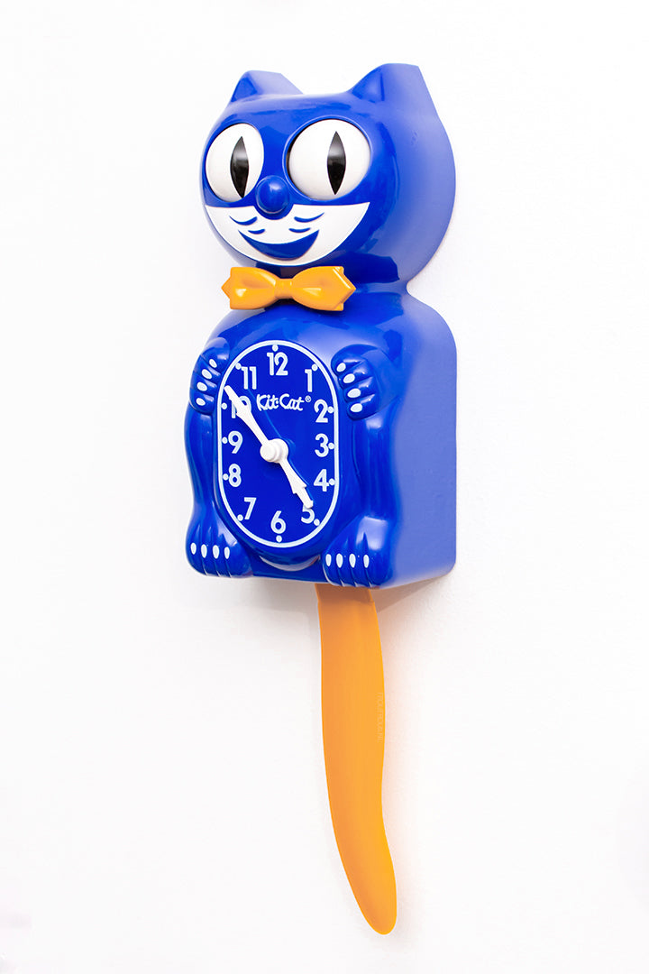 Kit-Cat Gold & Blue klok BC-32G