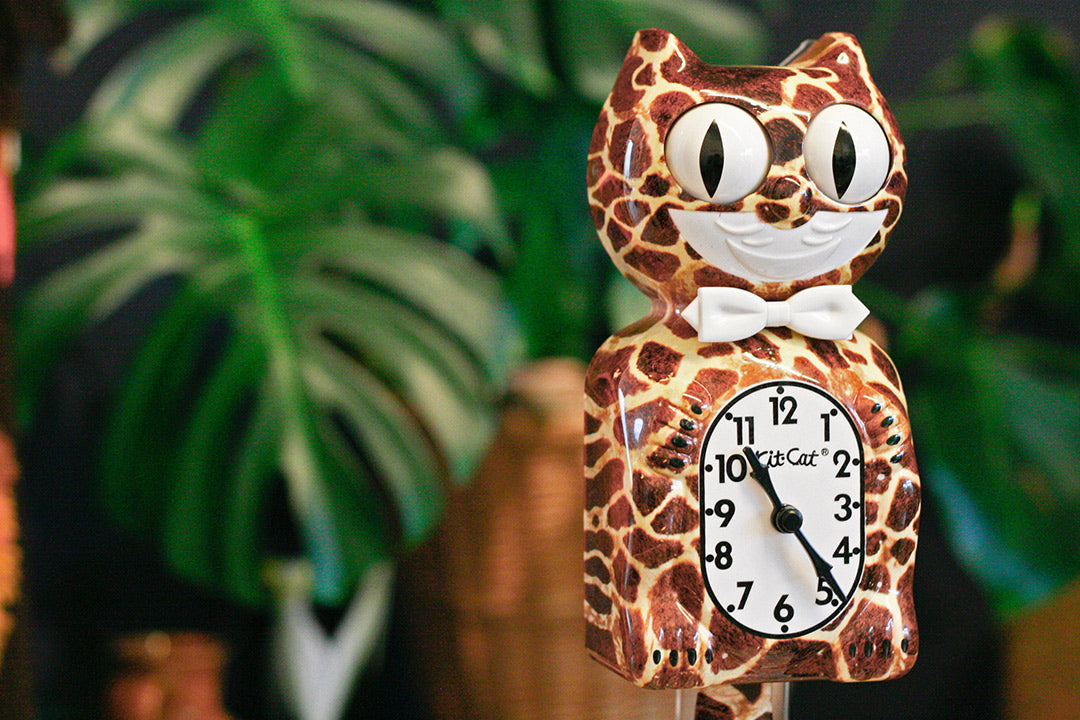 Kit-Cat Klock Giraffe klok