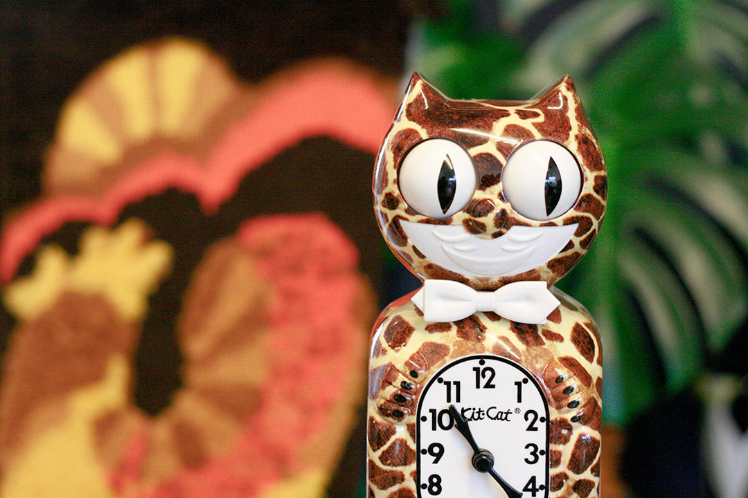 Kit-Cat Klock Giraffe klok