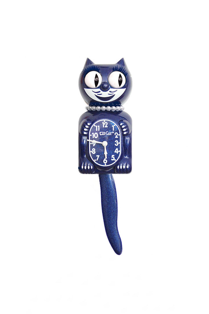 Kit-Cat Klok Lady Galaxy Blue