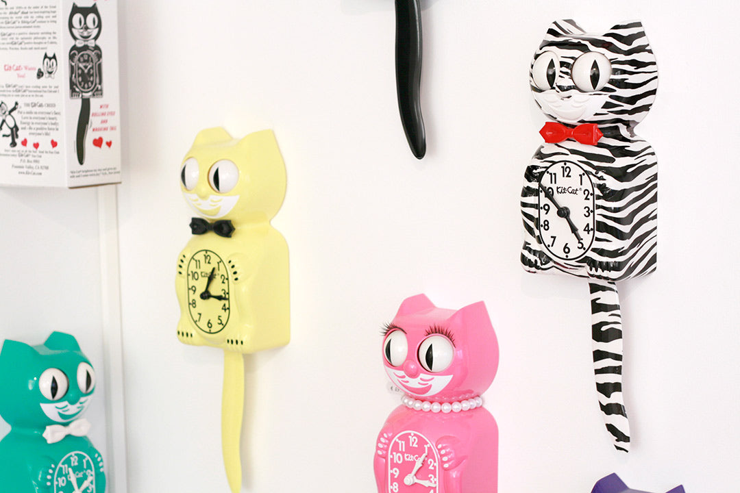 Kit Cat Klock Zebra klok