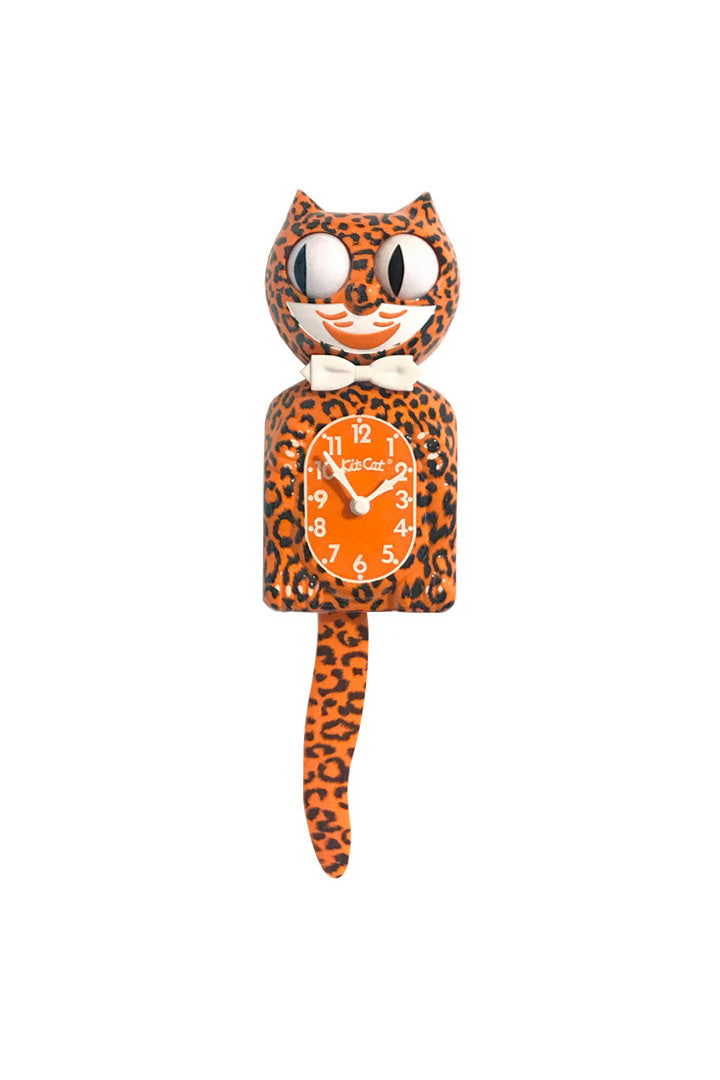 Kit-Cat Leopard luipaard klok