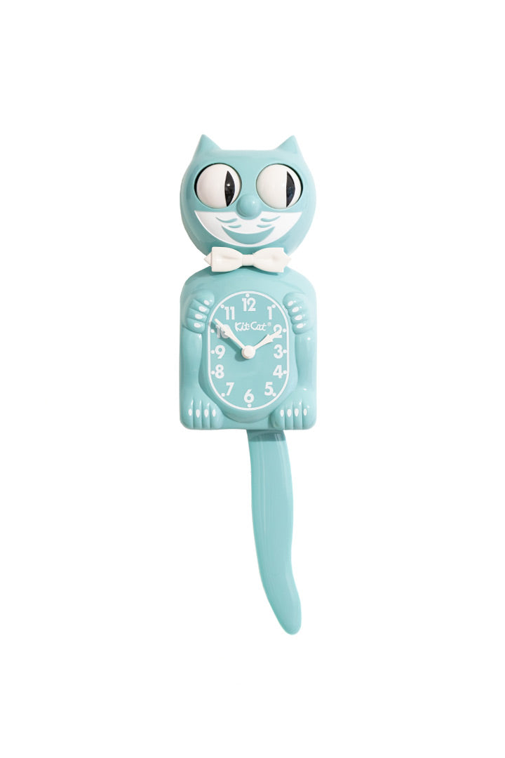Kit-Cat Ocean Waves kattenklok mintgroen
