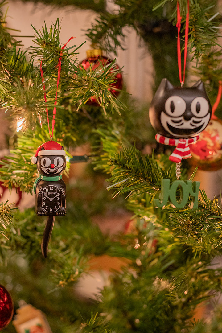 Kit-Cat Kerstornament Santa Hat x Joy