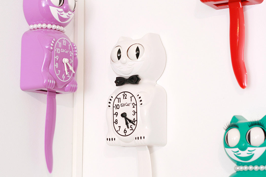 Kit-Cat Klock White Gentleman