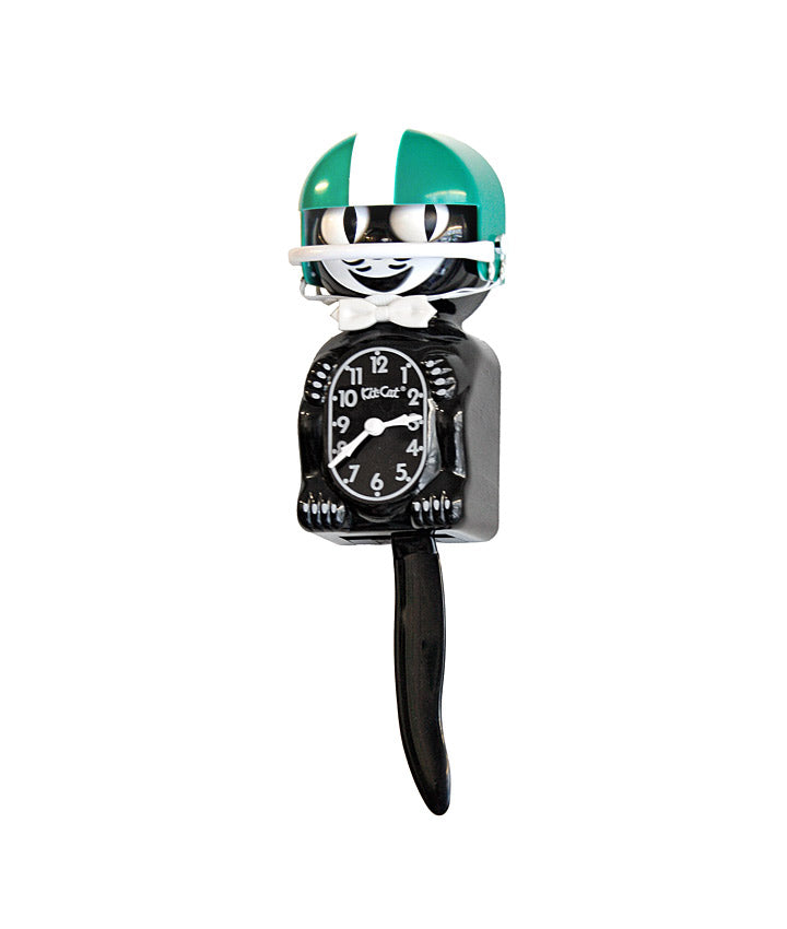 Kit-Cat klok baseball helm groen wit