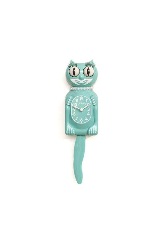 Miss Kitty-Cat Ocean Waves kattenklok mintgroen