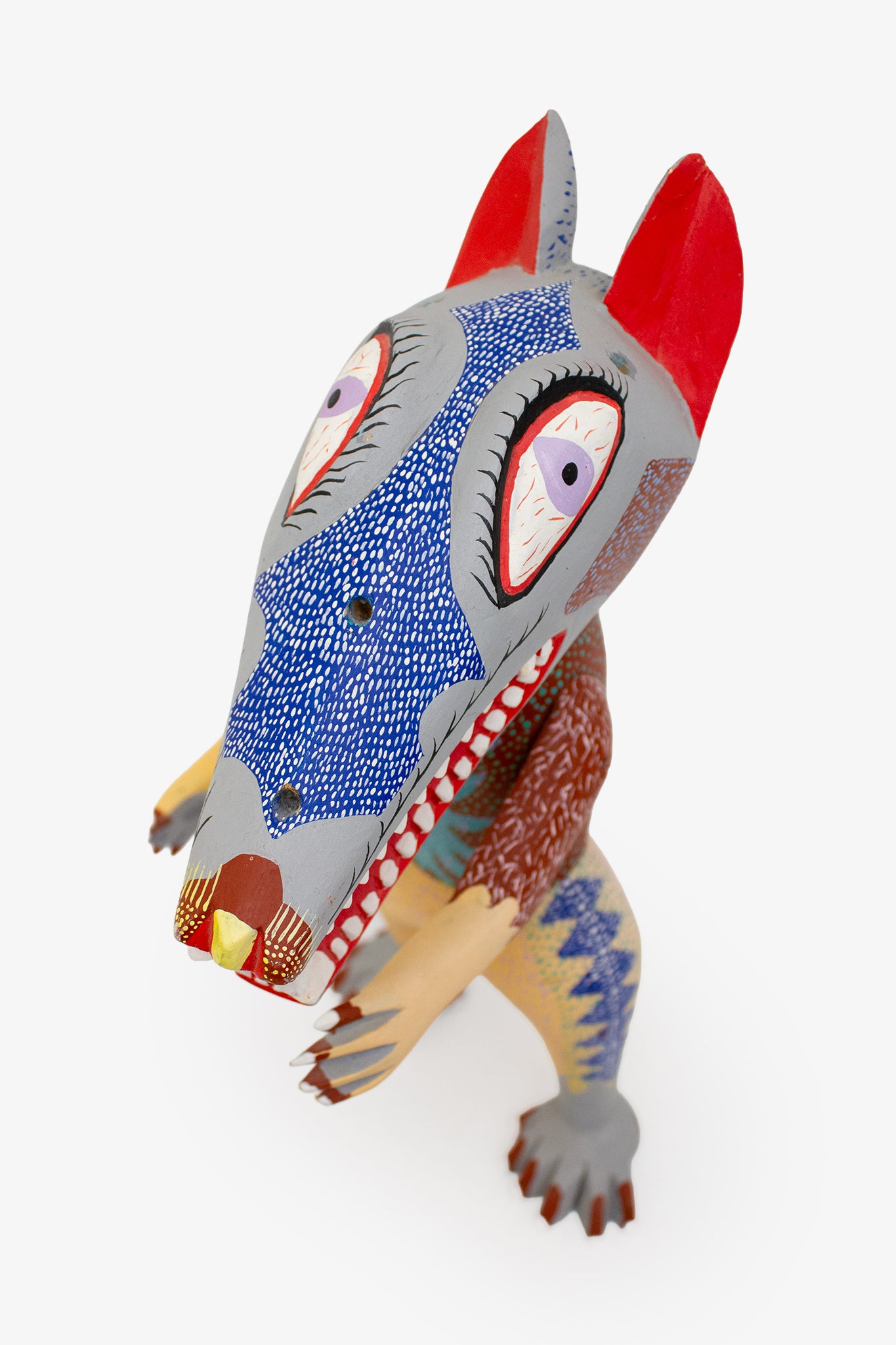 70’s handgemaakt Mexicaans Alebrije beeld Ayeta Ramirez Oaxaca