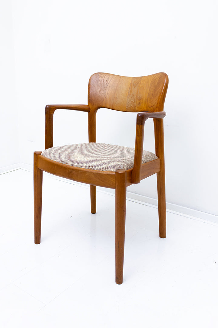 Koefoeds stoel teakhout vintage Deens design