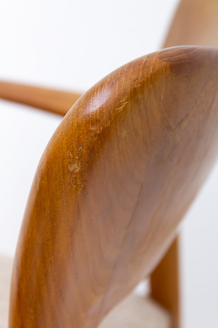 Koefoeds stoel teakhout vintage Deens design
