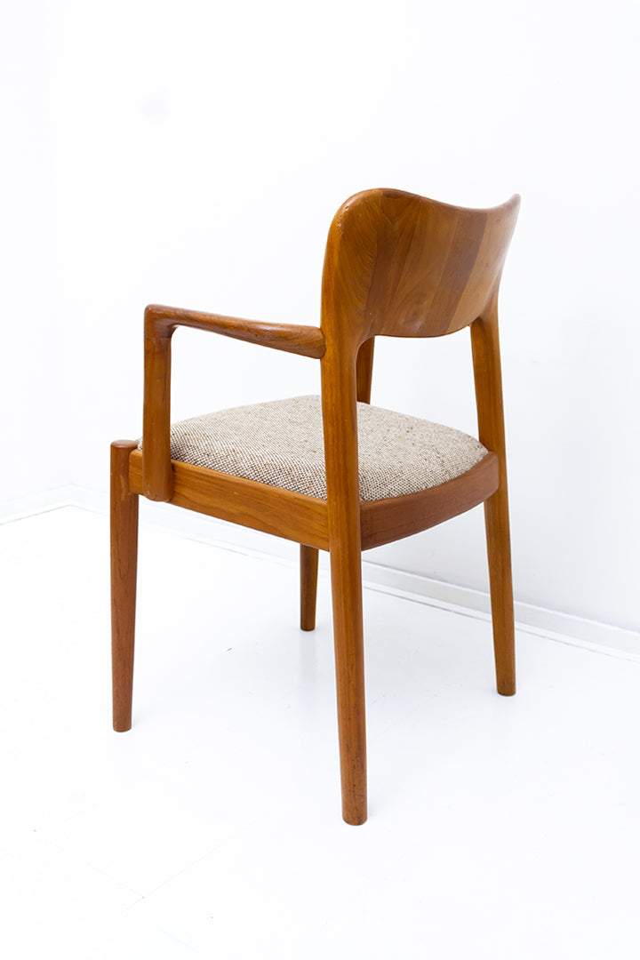 Koefoeds stoel teakhout vintage Deens design