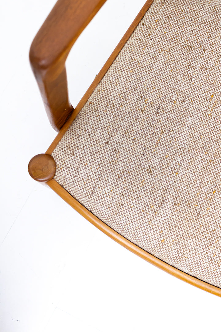 Koefoeds stoel teakhout vintage Deens design