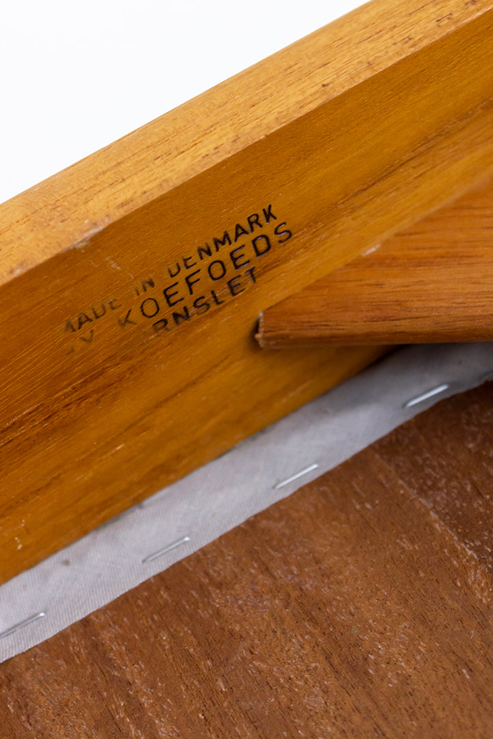 Koefoeds stoel teakhout vintage Deens design