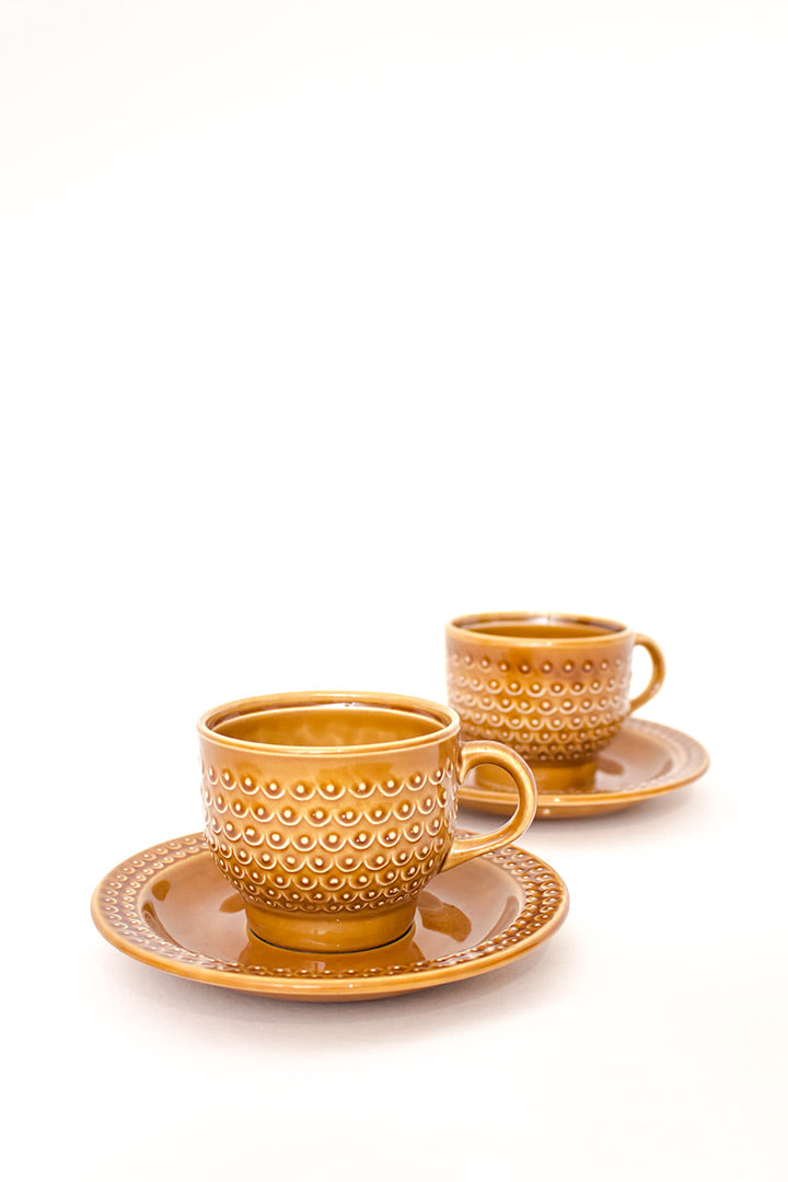 Koffiekop vintage set van 4 stuks Pagnossin Treviso Italy