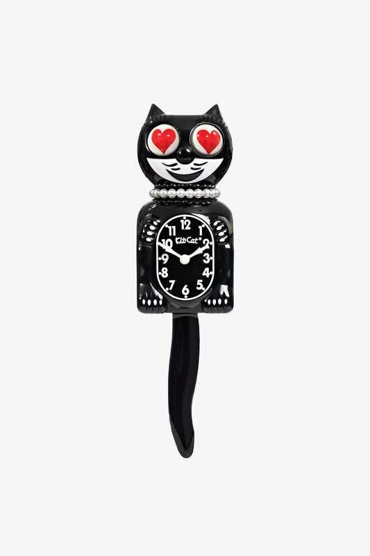 Lady Kit-Cat Klok Heart Eyes