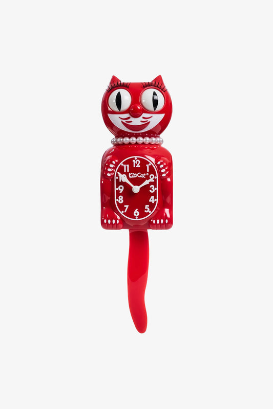 Lady Kit-Cat Klok Classic Red