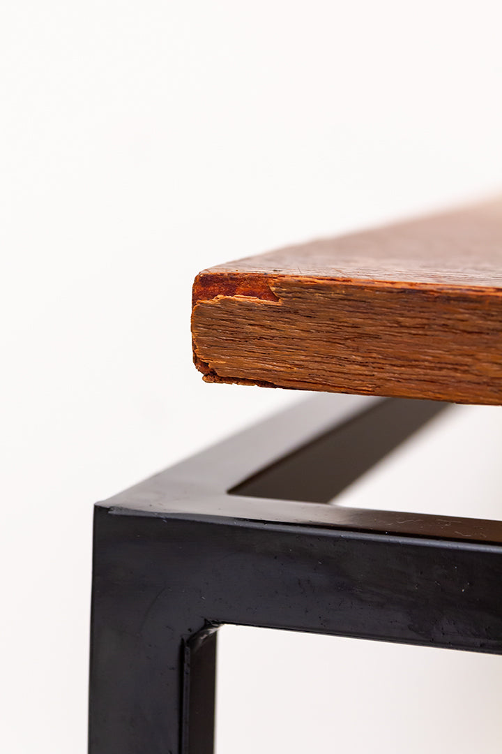 Lage vintage bijzettafel met lectuurbak Cees Braakman voor Pastoe