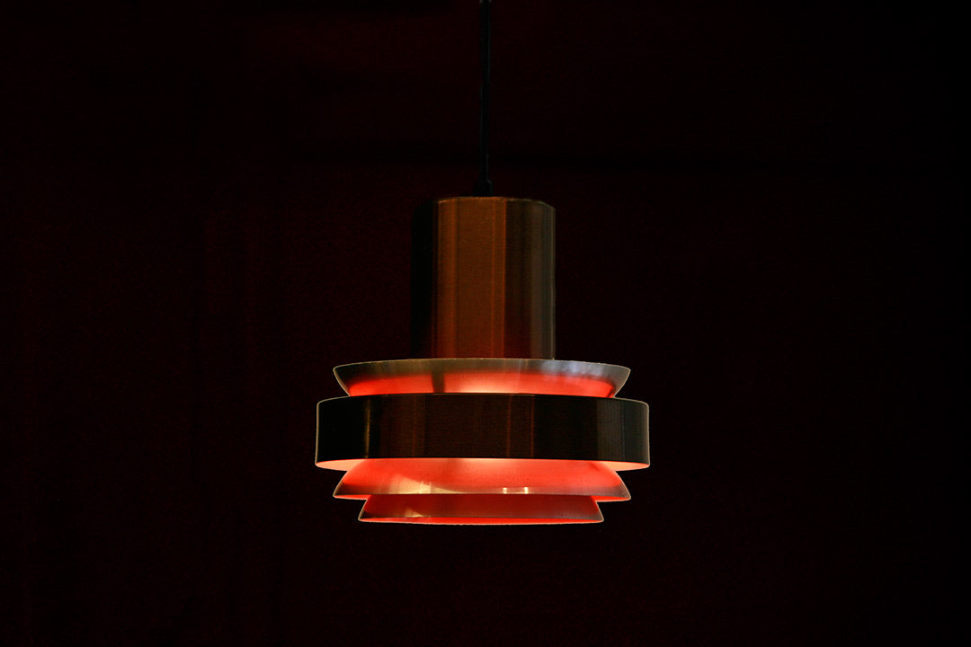 Lakro hanglamp koper teracotta vintage