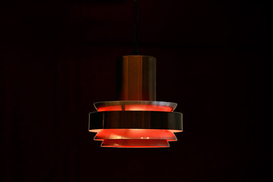 Lakro hanglamp koper teracotta vintage