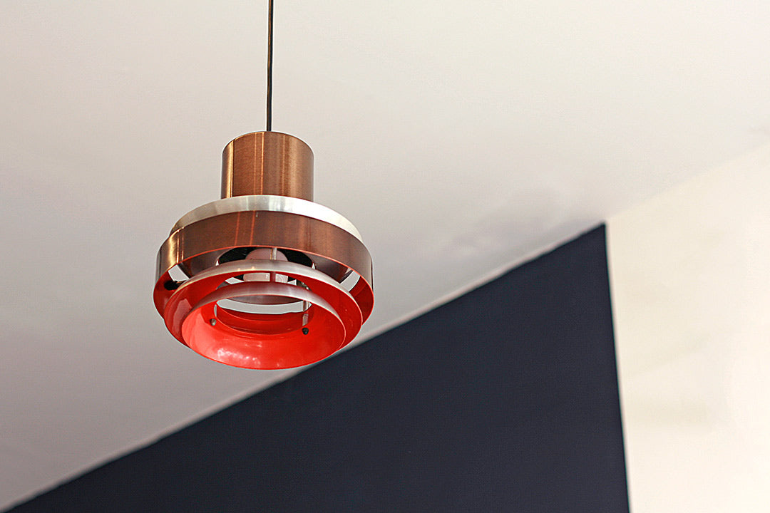 Lakro hanglamp koper teracotta vintage
