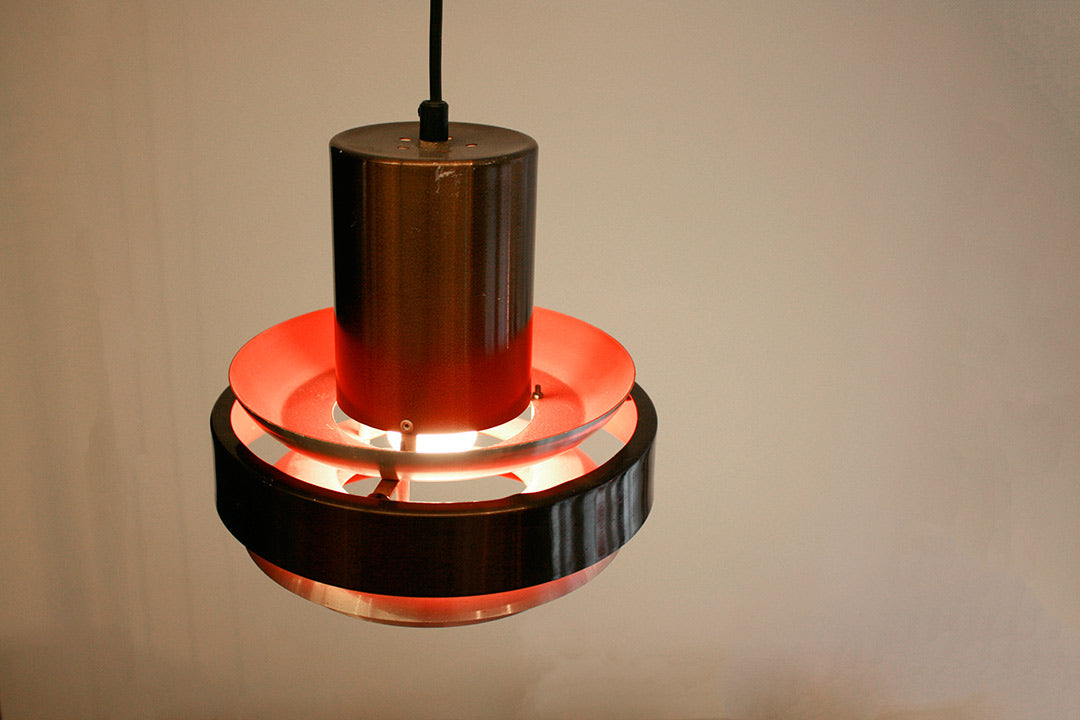 Lakro hanglamp koper teracotta vintage