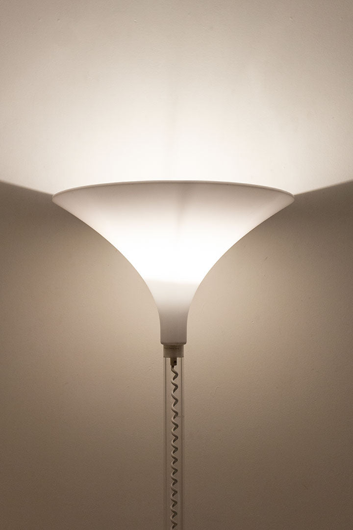 80’s Harco Loor vloerlamp van acrylglas