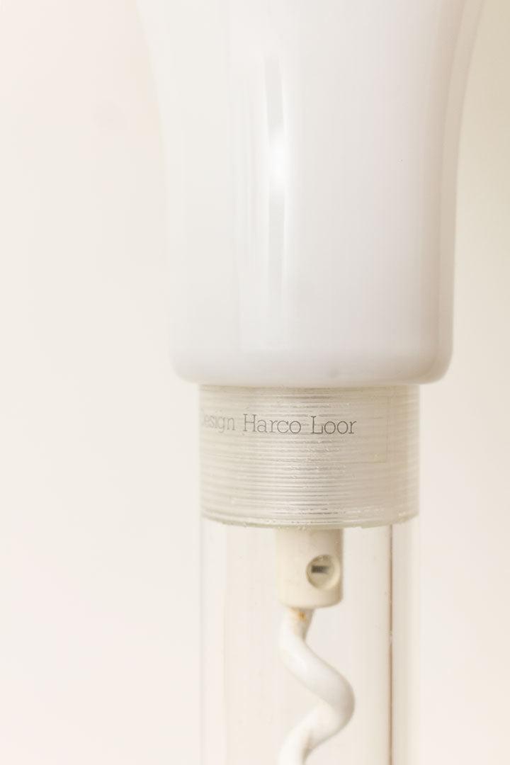 80’s Harco Loor vloerlamp van acrylglas