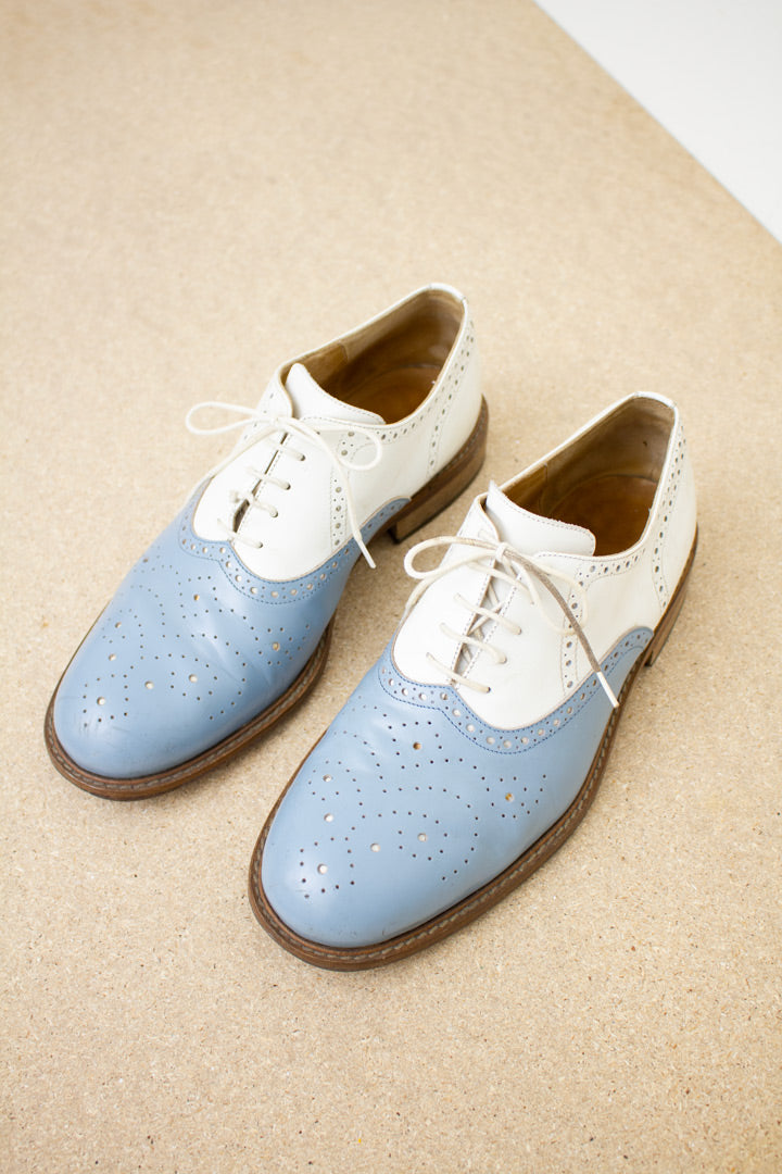Dries van Noten leren veterschoenen