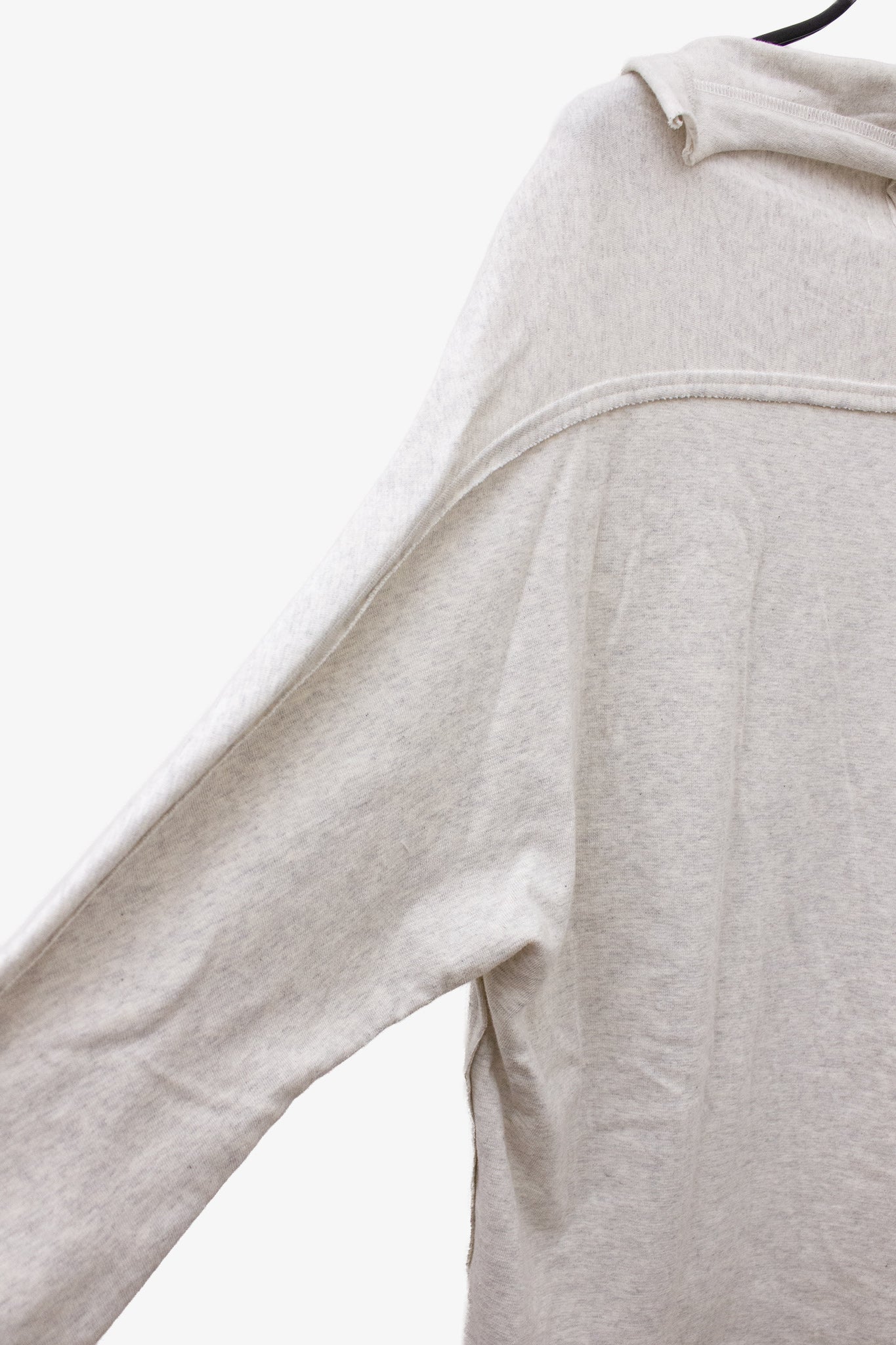 Lichtgrijze Y’s Yohji Yamamoto wijde katoenen longsleeve
