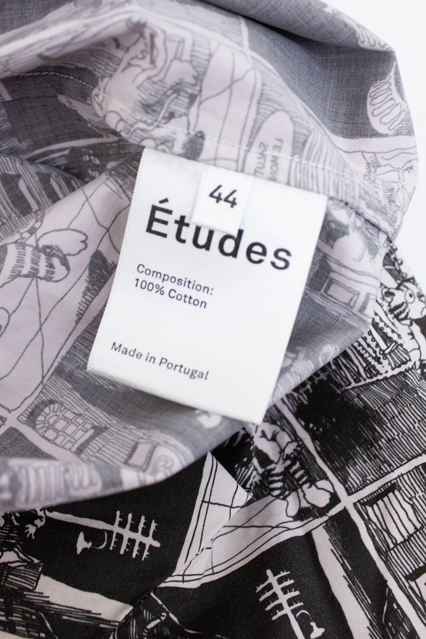 Limited Edition 2018 Fritz the Cat x Etudes Studios zwart witte comic blouse
