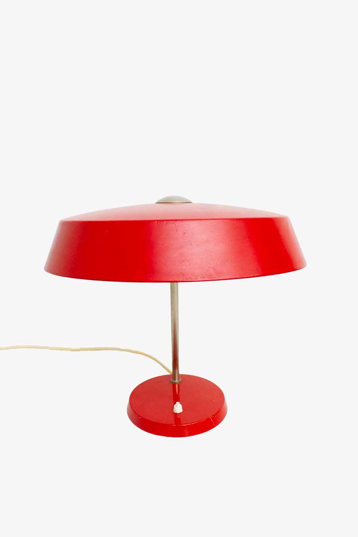 Louis Kalff Narva rode bureaulamp