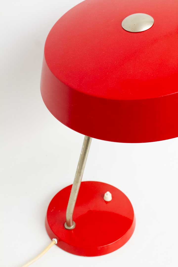 Louis Kalff Narva rode bureaulamp