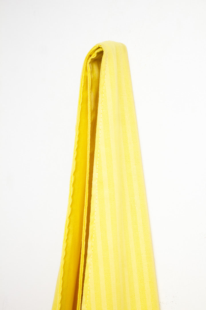 Lucy Jellema vintage tas minimalistisch ontwerp - geel katoen