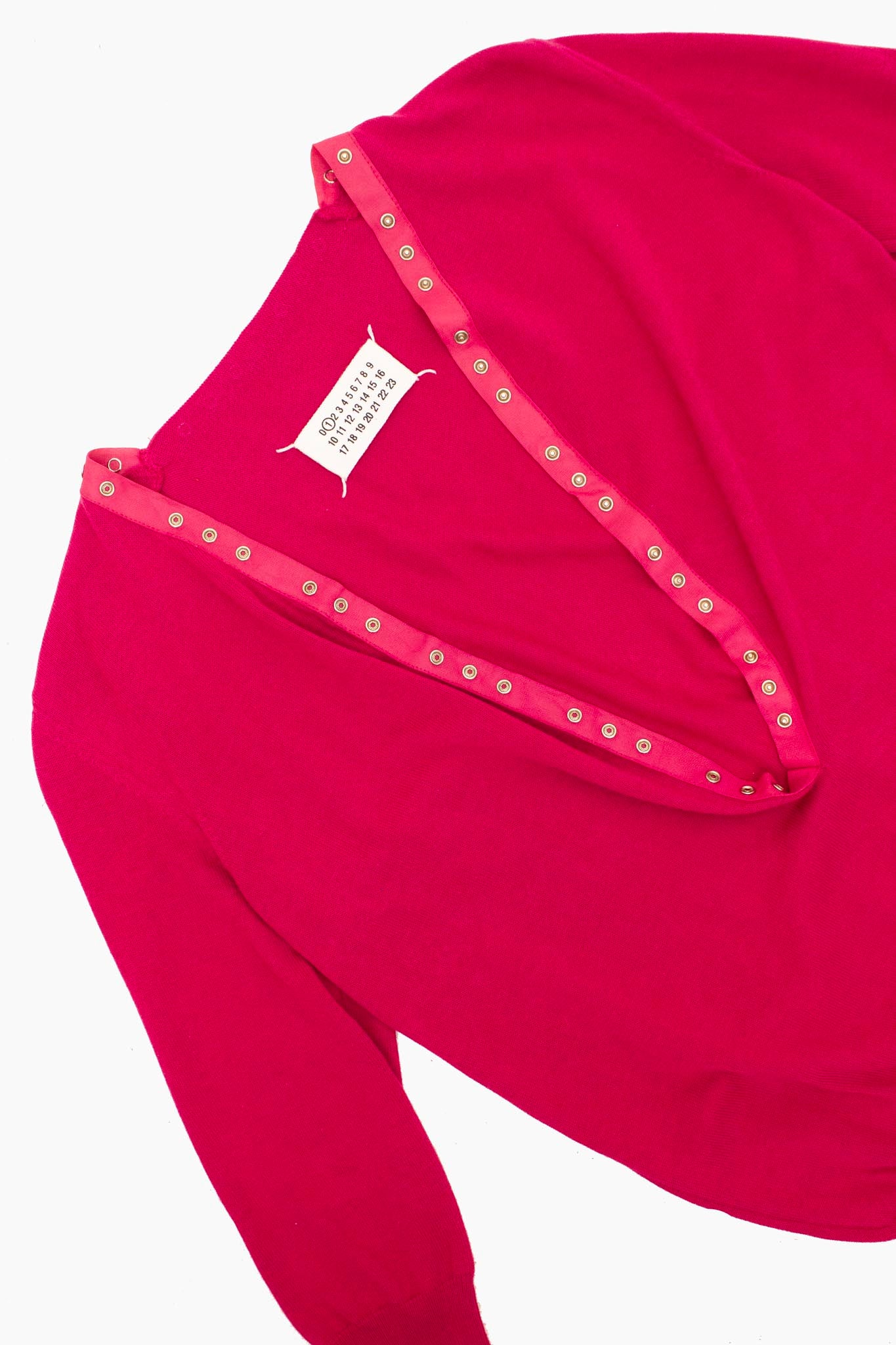 MM1 Maison Margiela SS09 truitje met snap-button detail