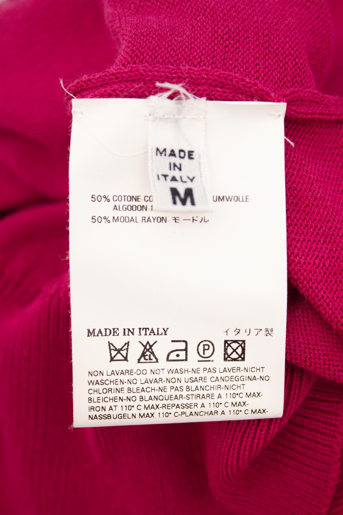MM1 Maison Margiela SS09 truitje met snap-button detail