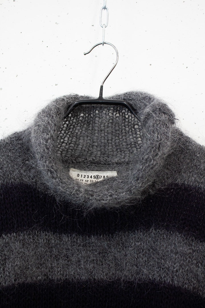 Maison Margiela line 6 gestreept wollen sweater