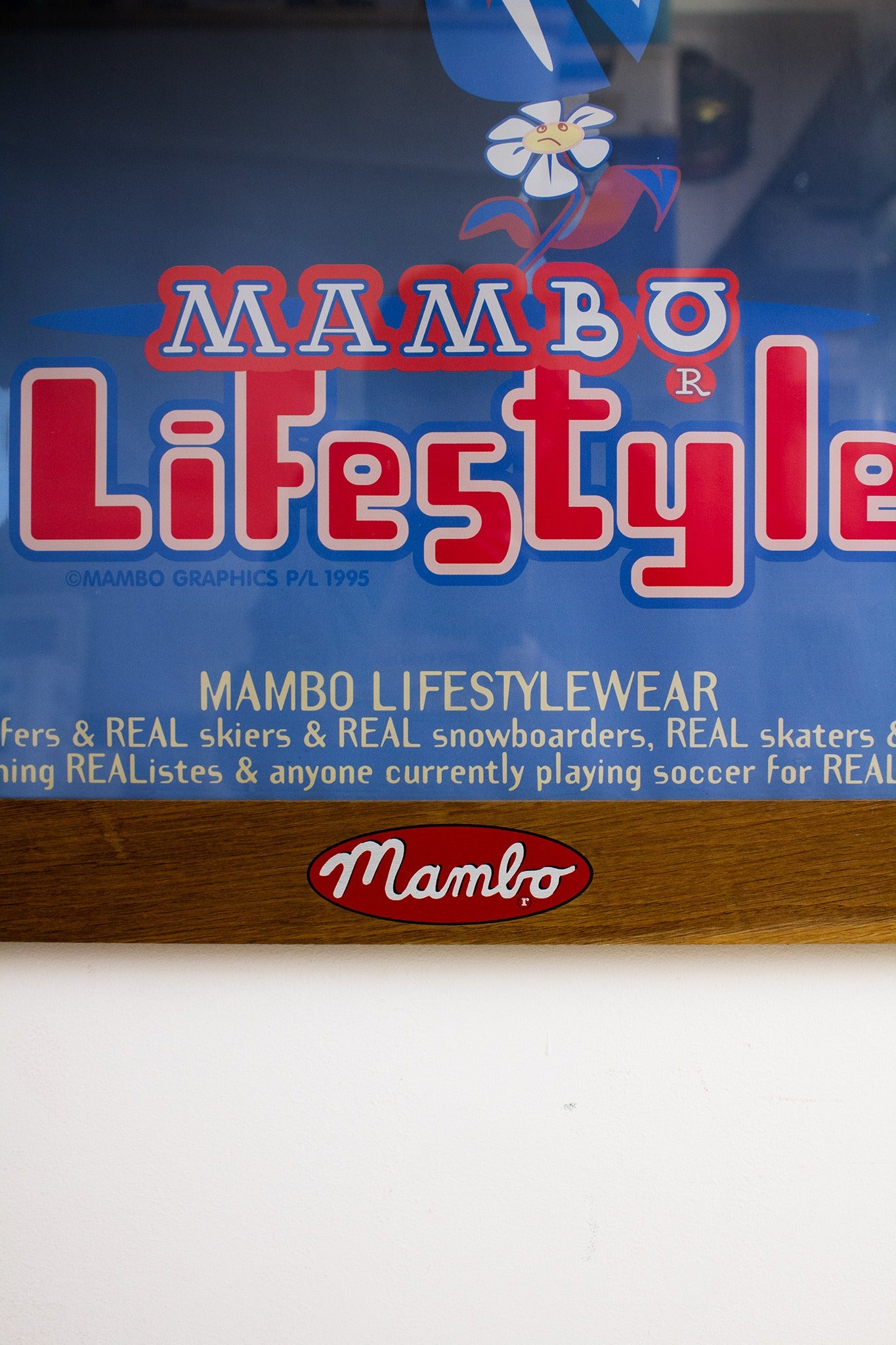 Unieke collectable 1995 Mambo Lifestyle poster in originele lijst 