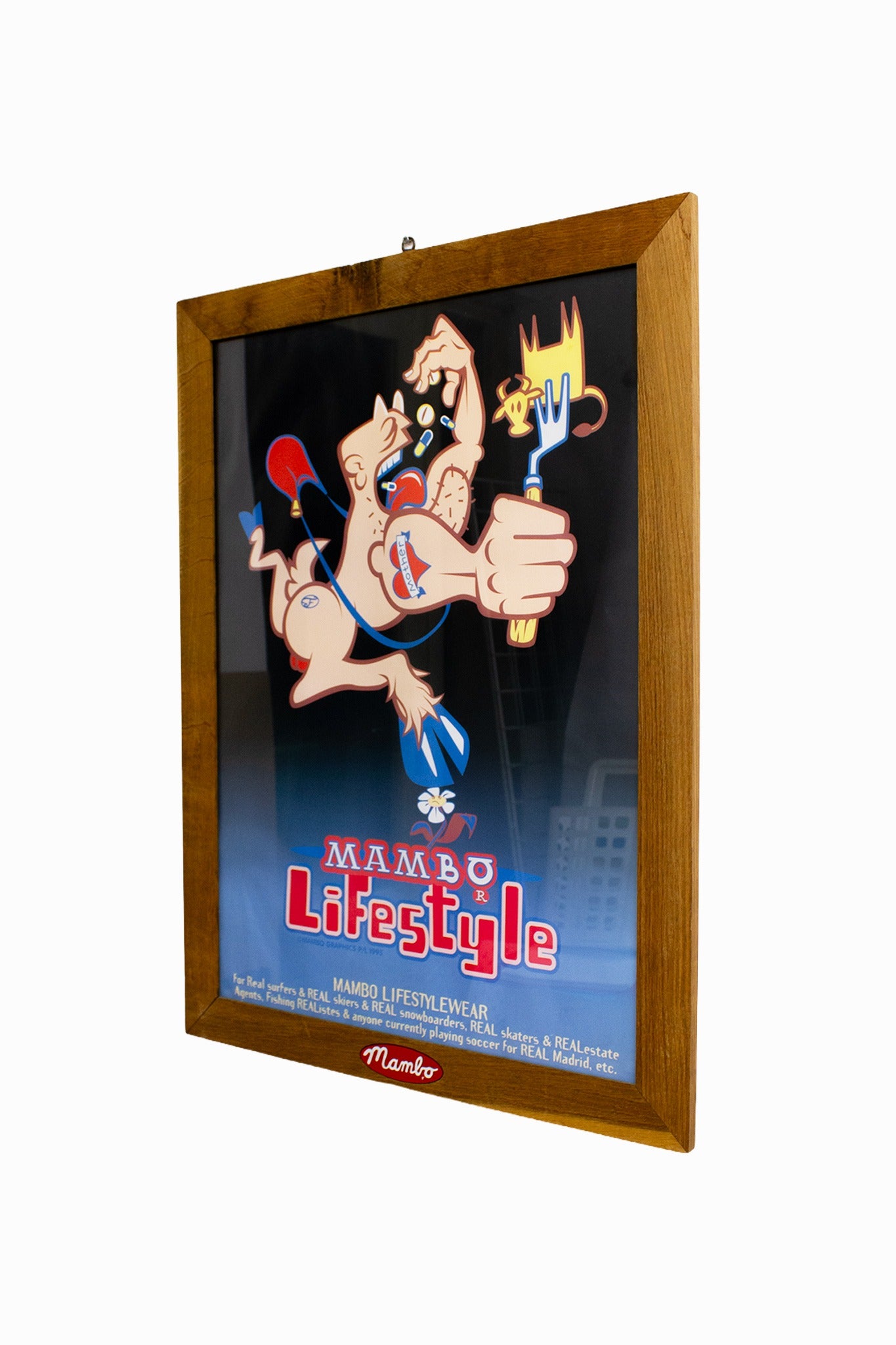Unieke collectable 1995 Mambo Lifestyle poster in originele lijst 