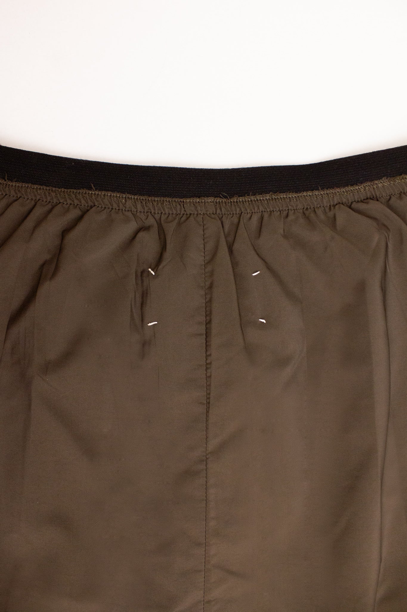 Margiela 90’s white label legergroen/bruin rok
