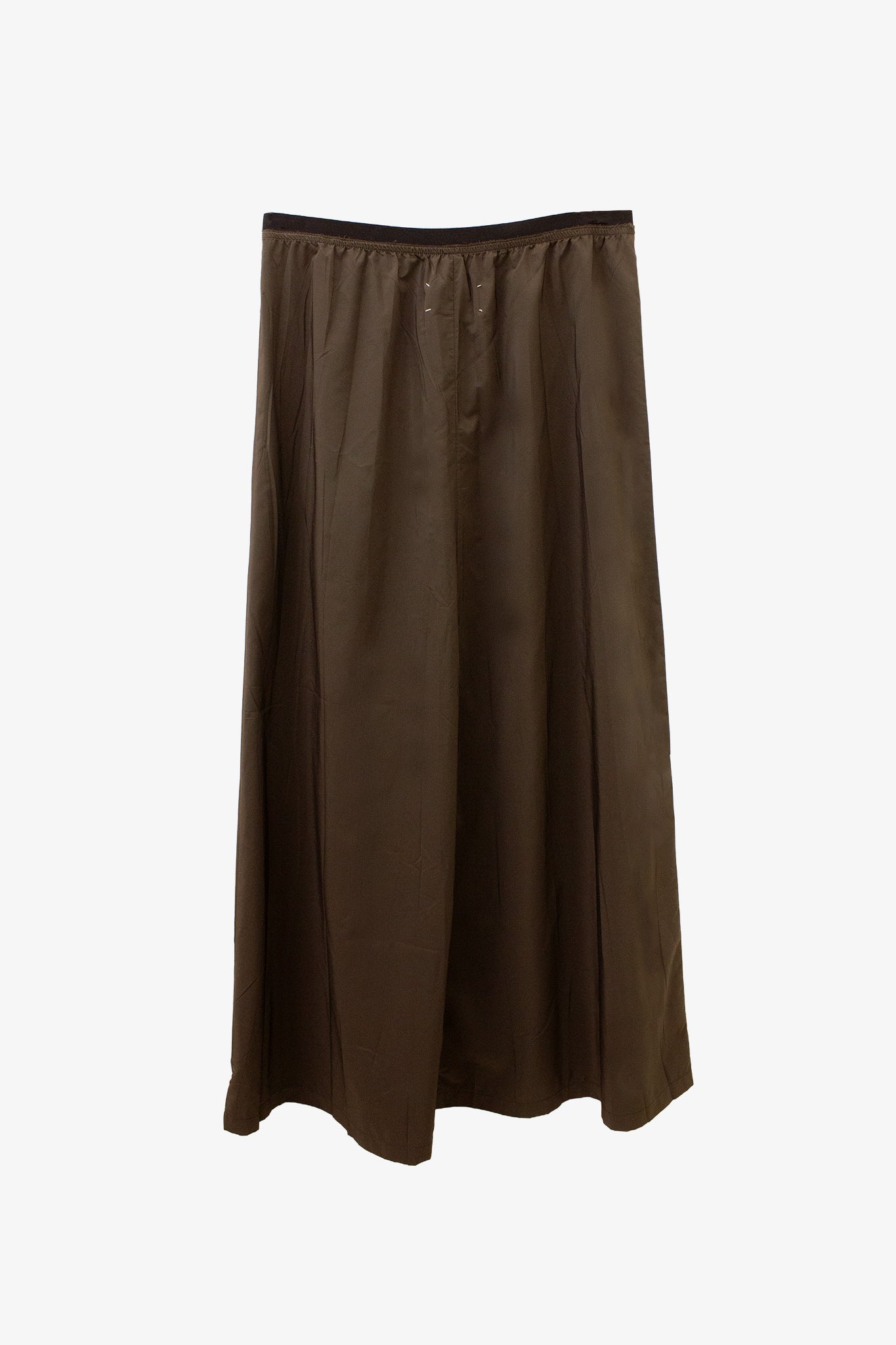 Margiela 90’s white label legergroen/bruin rok