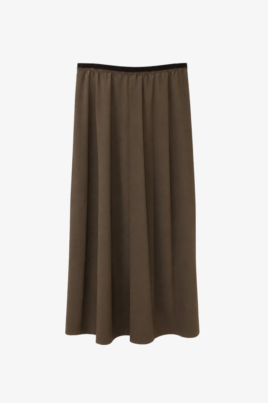 Margiela 90’s white label legergroen/bruin rok