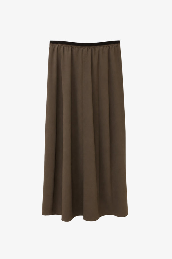 Margiela 90’s white label legergroen/bruin rok