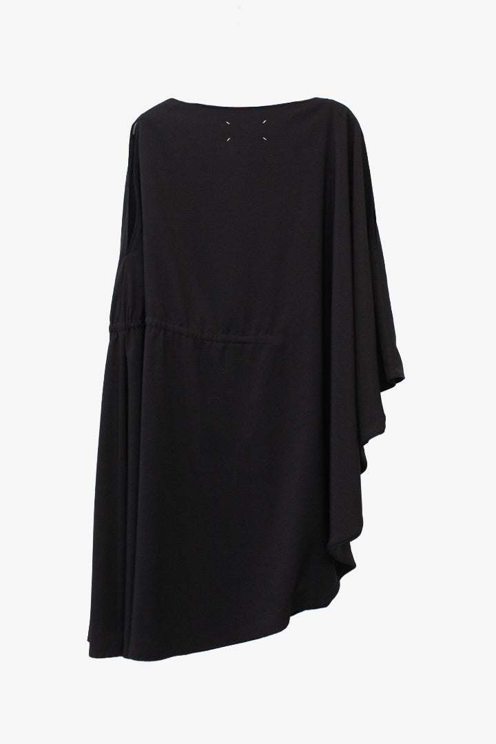 Margiela line 1 toga-look luchtig vallende jurk (op meerdere manieren te dragen)