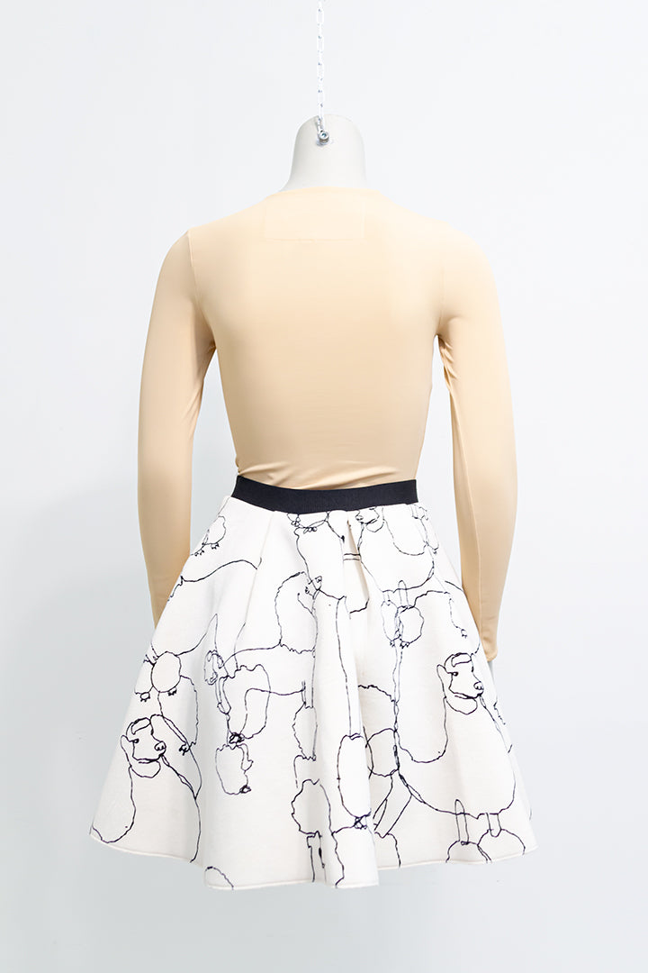 Margiela x H&M nude body met zwarte beha