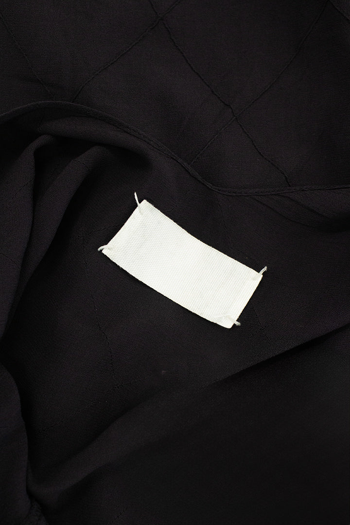 Margiela zijden 90’s white label doorschijnende jurk