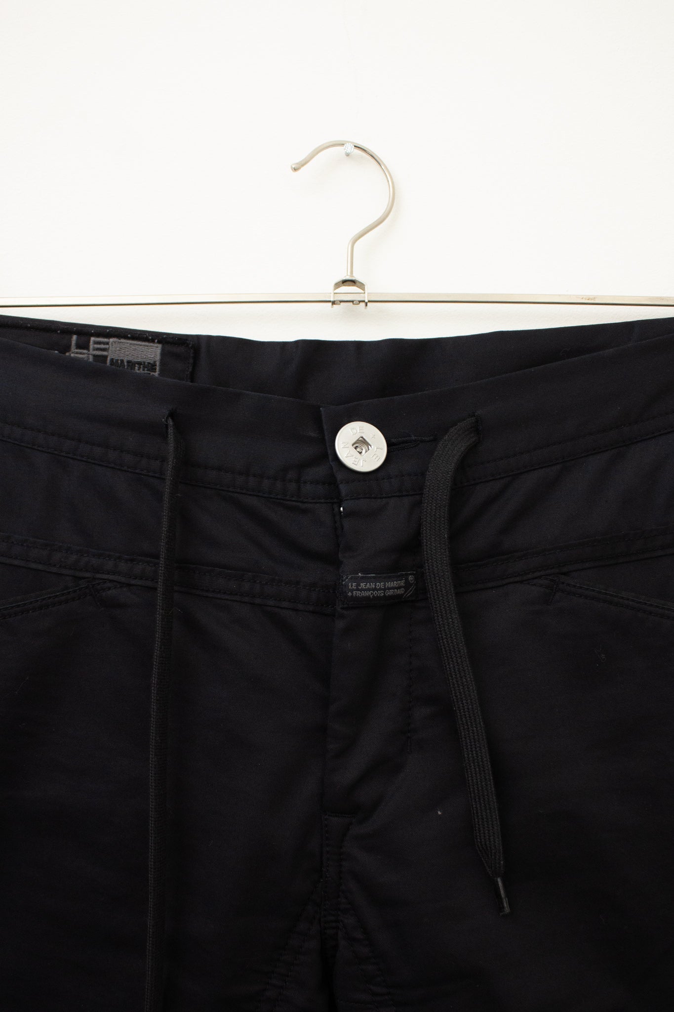 Marithé + François Girbaud zwarte katoenen capri broek