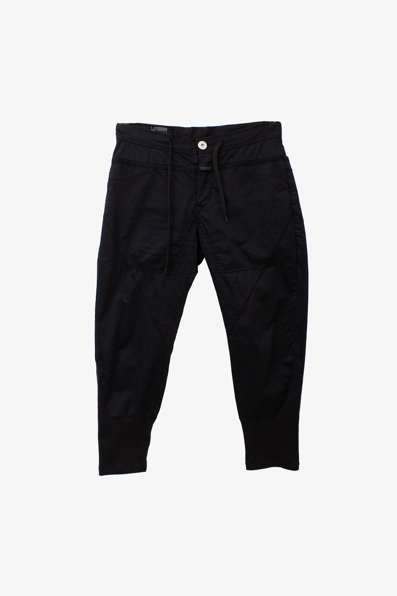 Marithé + François Girbaud zwarte katoenen capri broek