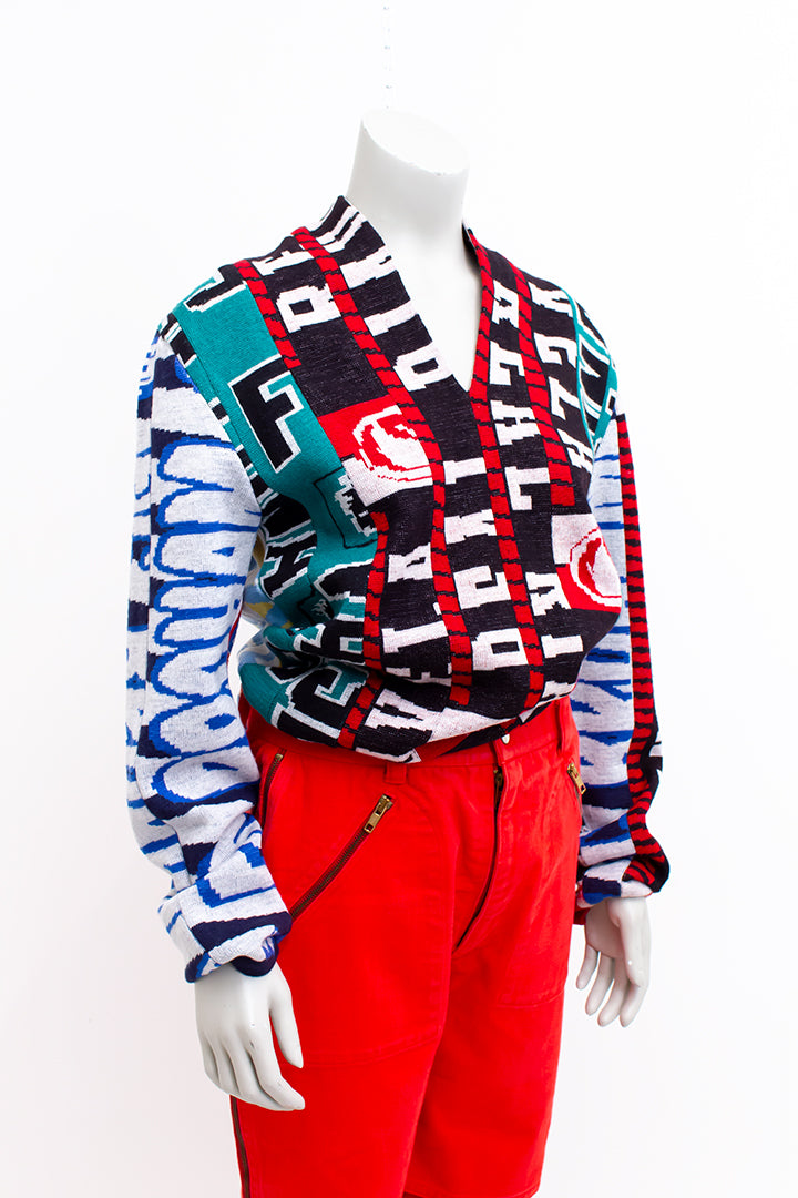 Martin Margiela x H&M trui van voetbalsjaals