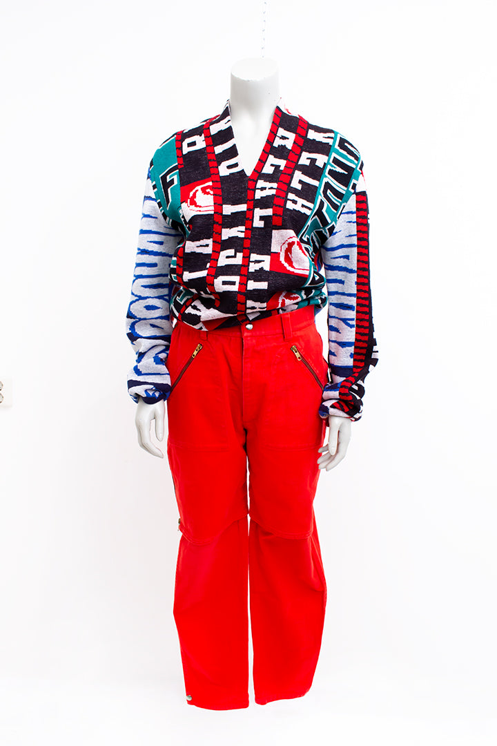 Martin Margiela x H&M trui van voetbalsjaals