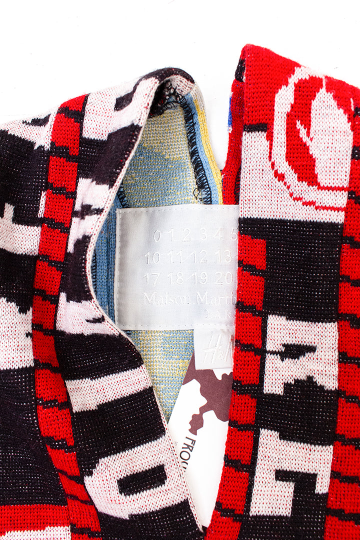 Martin Margiela x H&M trui van voetbalsjaals